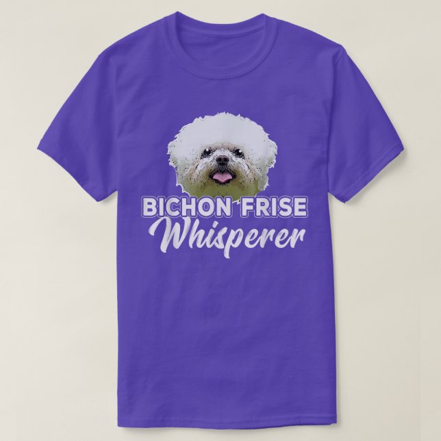 Bichon Frise Dog Hauseigentümer Hund Lover Niedlic T-Shirt (Design vorne)