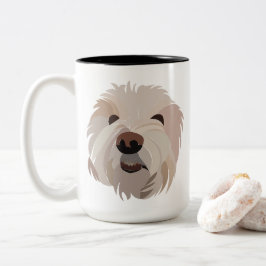 Bichon Frise Dog Lover Bichon Frise Zweifarbige Tasse