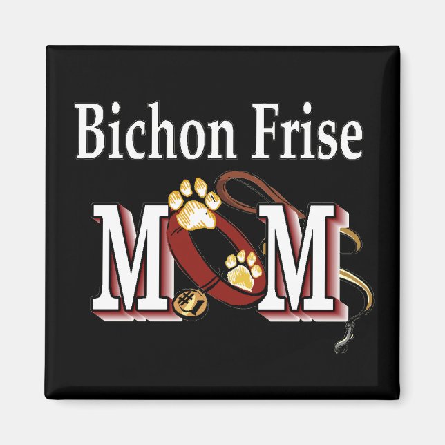 Bichon Frise Dog MAMA Magnet (Vorne)