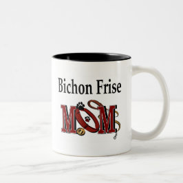 Bichon Frise Dog MAMA Zweifarbige Tasse
