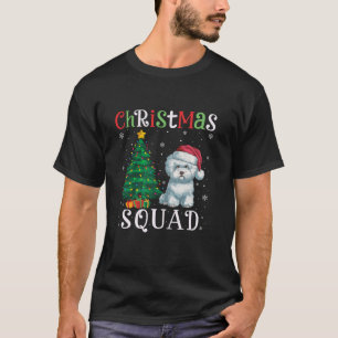 Bichon Frise Dog Squad Boys Girls Kinder Weihnacht T-Shirt