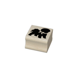 Bichon Frise Doppy Welpe Gummistempel