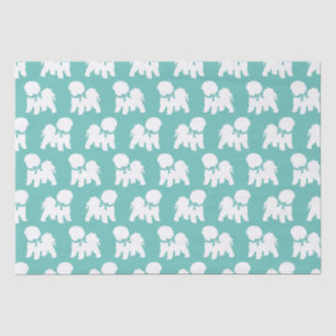 Bichon Frise Doppy Welpe Seidenpapier
