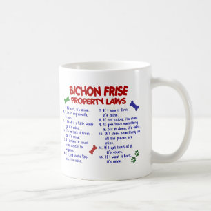 BICHON FRISE Eigentums-Gesetze 2 Tasse