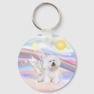 Bichon Frise Engel Schlüsselanhänger