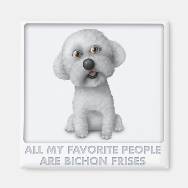 Bichon Frise Favorite Magnet (Vorne)