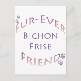 Bichon Frise Furever Postkarte