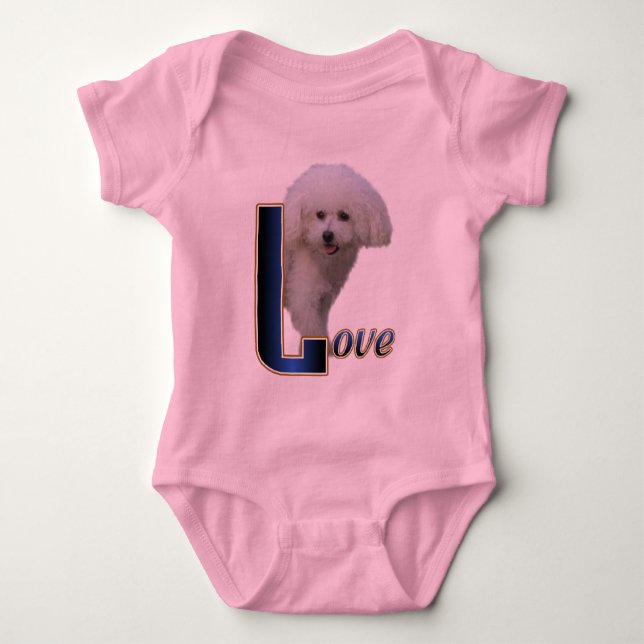 Bichon Frise Geschenke Baby Strampler (Vorderseite)