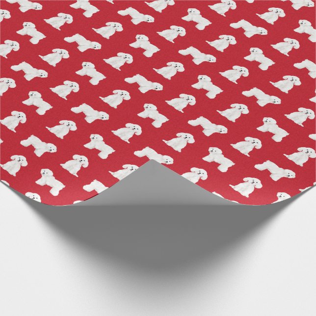 Bichon Frise Geschenkpapier (Ecke)