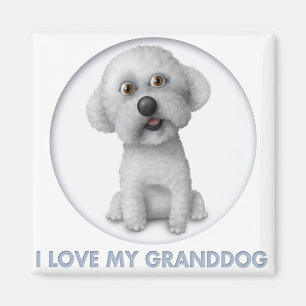 Bichon Frise Granddog Magnet