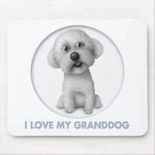Bichon Frise Granddog Mousepad