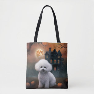 Bichon Frise Halloween Beängstigend