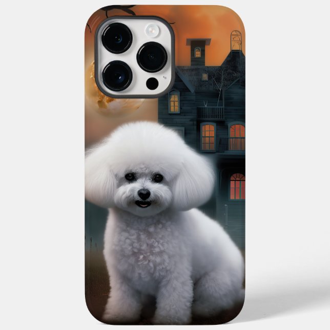 Bichon Frise Halloween Beängstigend Case-Mate iPhone Hülle (Rückseite)