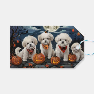Bichon Frise Halloween Gruselig Geschenkanhänger