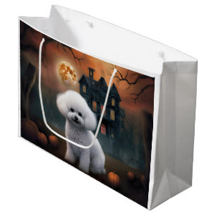 Bichon Frise Halloween Gruselig Große Geschenktüte