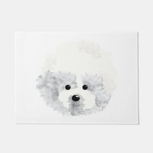 Bichon Frise Hund  Fußmatte