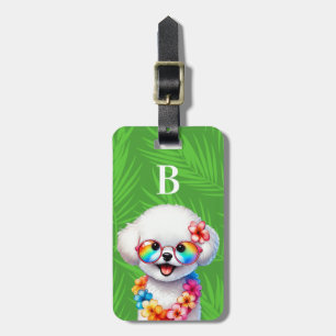 Bichon Frise Hund Gepäckanhänger