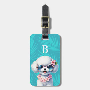 Bichon Frise Hund Gepäckanhänger