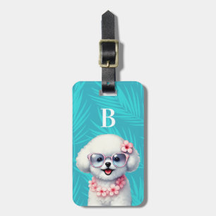 Bichon Frise Hund Gepäckanhänger