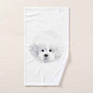 Bichon Frise Hund Handtuch