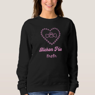 Bichon Frise Hund Mama Rosa Pelz Mama Women's Sweatshirt