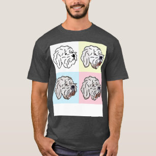 Bichon Frise Hund vier Gesichter T-Shirt