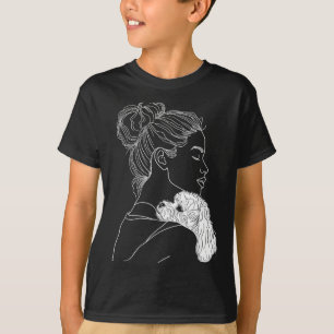 Bichon frise Hundemama Hund Kunst Muttertag T-Shirt