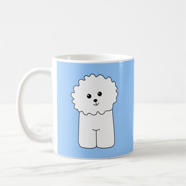 Bichon Frise. Kaffeetasse (Links)