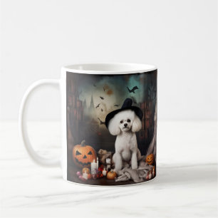 Bichon Frise Kürbisse Halloween Gruselig Kaffeetasse