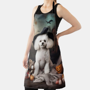 Bichon Frise Kürbisse Halloween Gruselig Schürze