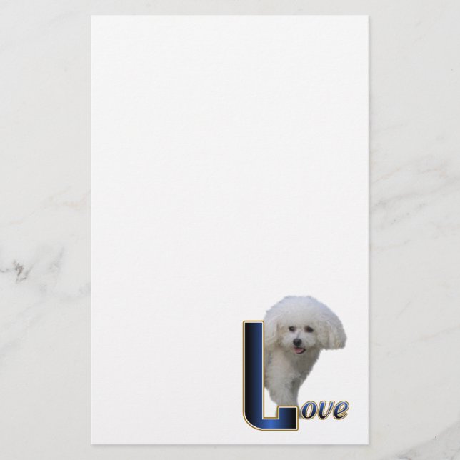 Bichon Frise Liebe (Vorderseite)