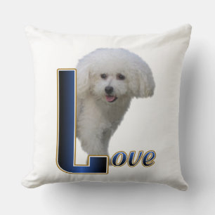 Bichon Frise Liebe Kissen