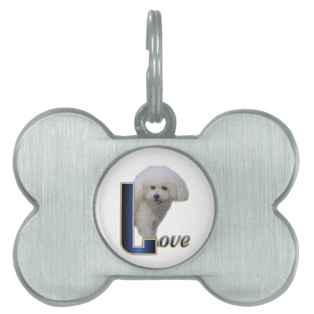 Bichon Frise Liebe Tiermarke (Vorderseite)