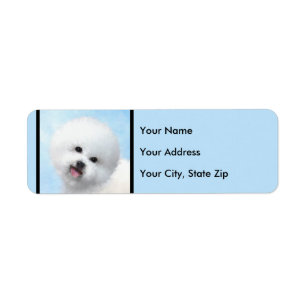 Bichon Frise Malerei - Niedliche Original Dog Art