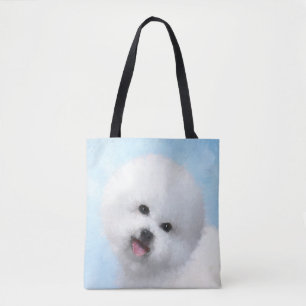 Bichon Frise Malerei - Niedliche Original Dog Art