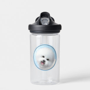 Bichon Frise Malerei - Niedliche Original Dog Art Trinkflasche