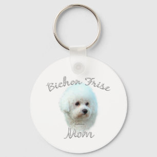 Bichon Frise Mama 2 Schlüsselanhänger