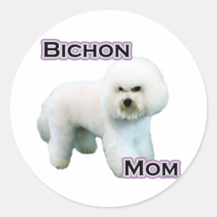 Bichon Frise Mama 4 - Aufkleber