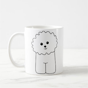Bichon Frise, niedlicher Hund Tasse