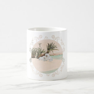 Bichon Frise Palmy Beach Tasse