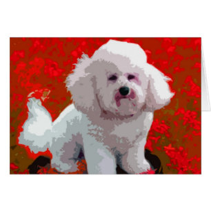Bichon Frise Pop Art Cards