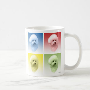 Bichon Frise Pop Art Kaffeetasse