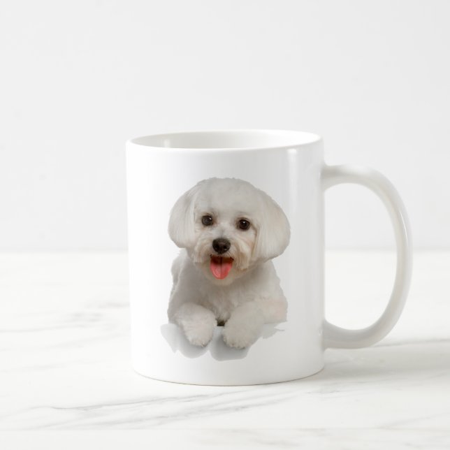 Bichon Frise Puppy Tasse (Rechts)