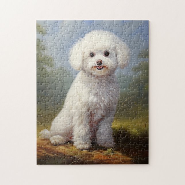 Bichon Frisé Puzzle (Vertikal)