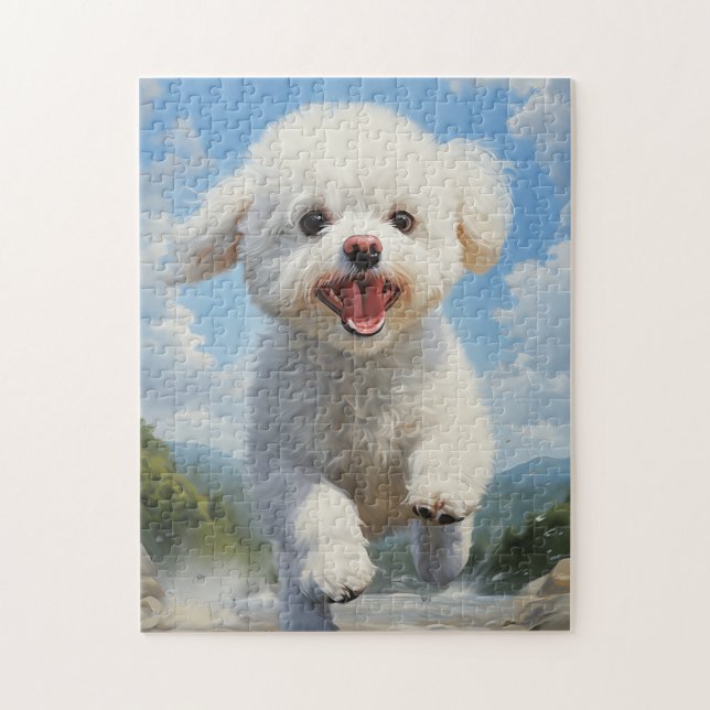 Bichon Frise Puzzle (Vertikal)