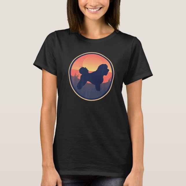 Bichon Frisé Retro T-Shirt (Vorderseite)