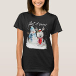 Bichon Frise Santa Dog Christmas Snowman Xmas Paja T-Shirt<br><div class="desc">Bichon Frise Santa Dog Christmas Snowman Xmas Pajama</div>