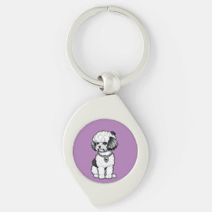 Bichon Frise Schlüsselanhänger