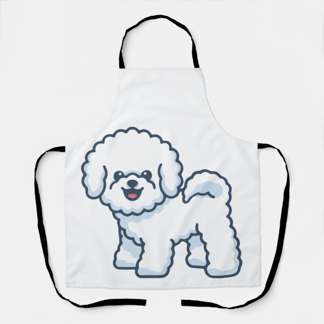 Bichon Frise Schürze (Vorderseite)