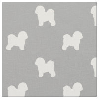Bichon Frise Silhouette-Muster